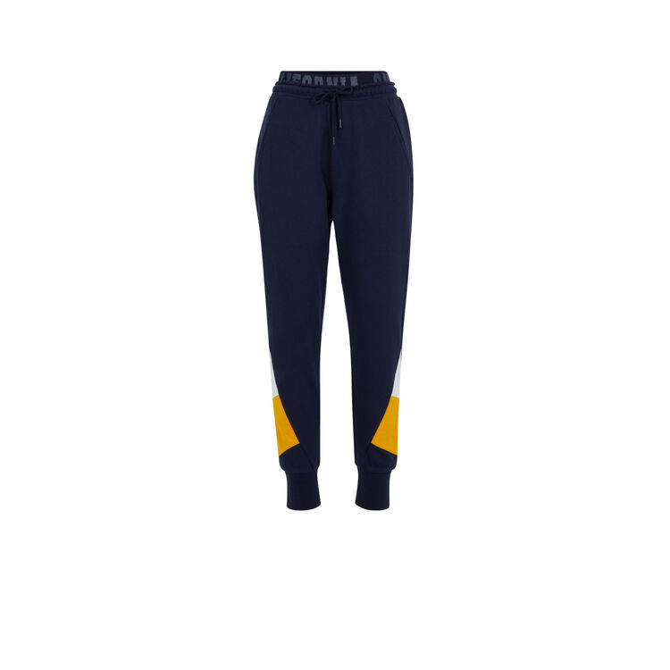 Pantalon jogging molleton californiz bleu marine.