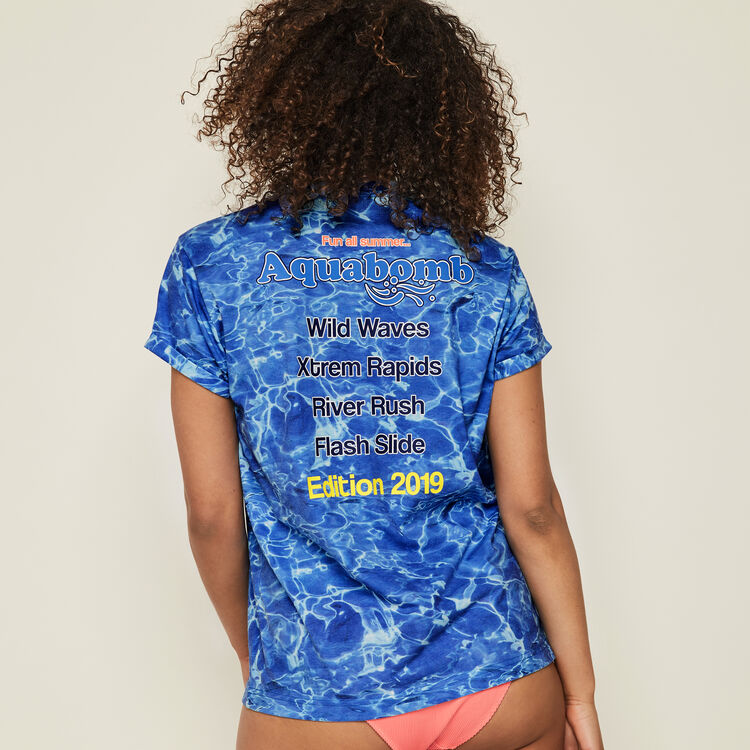 Top bleu interpisciniz blue.