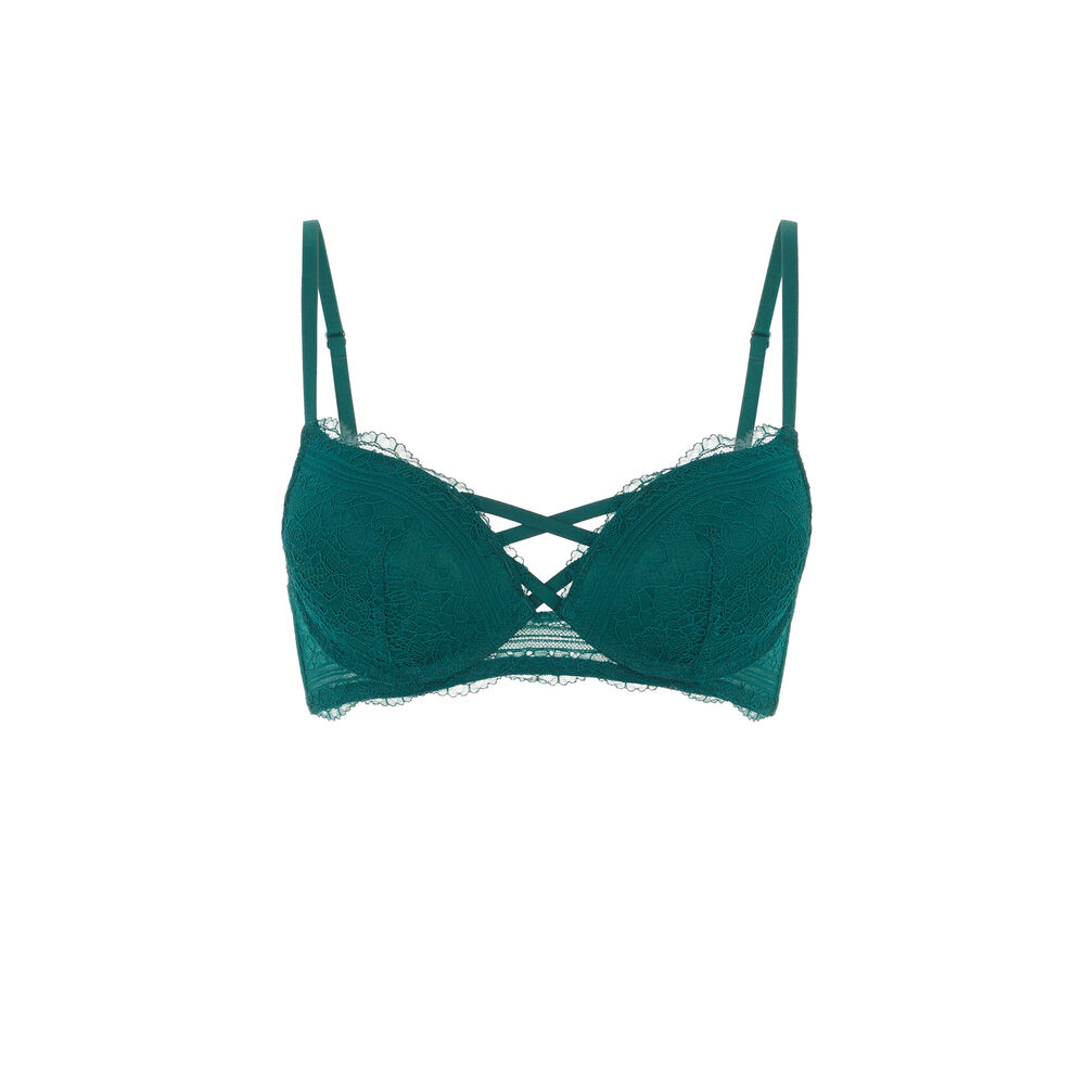 Soutien-gorge ultra push-up - vert vert.