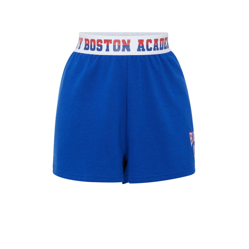Short taille élastique - bleu bleu.