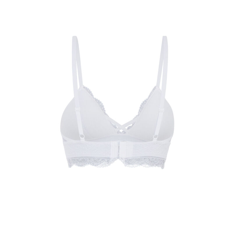 soutien-gorge triangle sans armatures - blanc soutien-gorge triangle sans armatures - blanc;