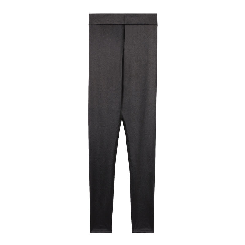 legging uni en satin - noir legging uni en satin - noir;