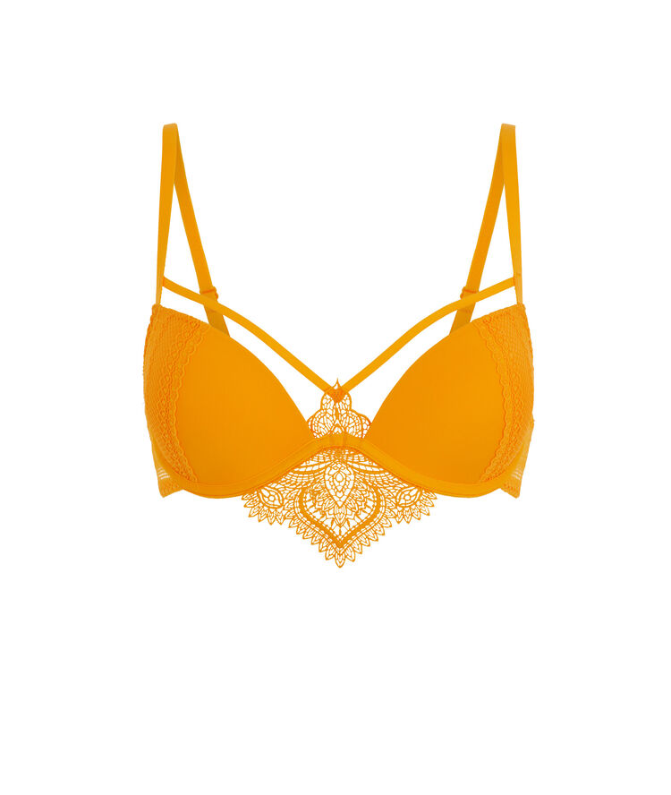 Soutien-gorge push ocre tattoogirliz ocre.