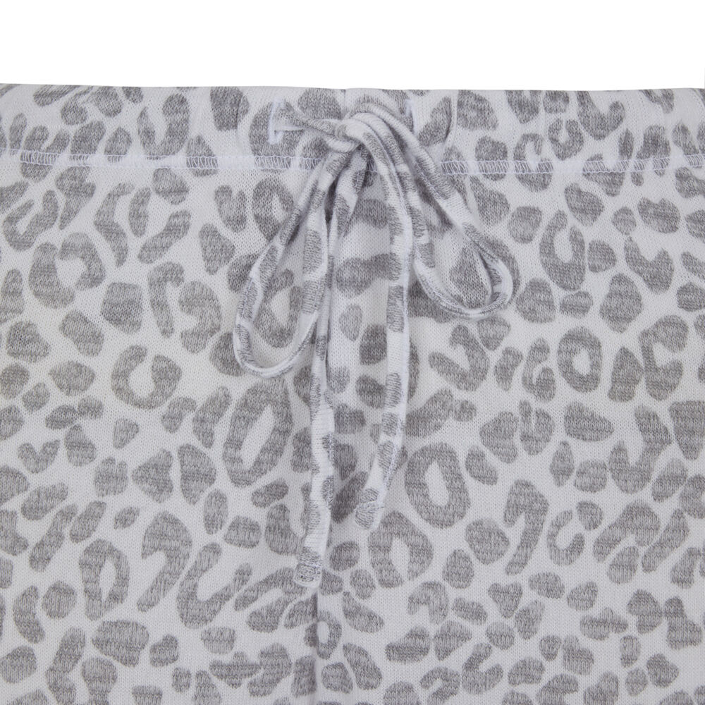 Legging imprimé leopard - blanc blanc.