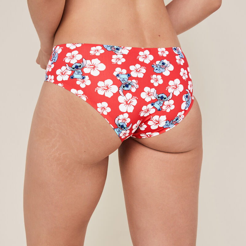 Shorty en micro imprimé stitch - rouge Shorty en micro imprimé stitch - rouge;