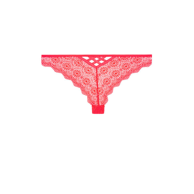 Tanga corail fluo totoiz rose.