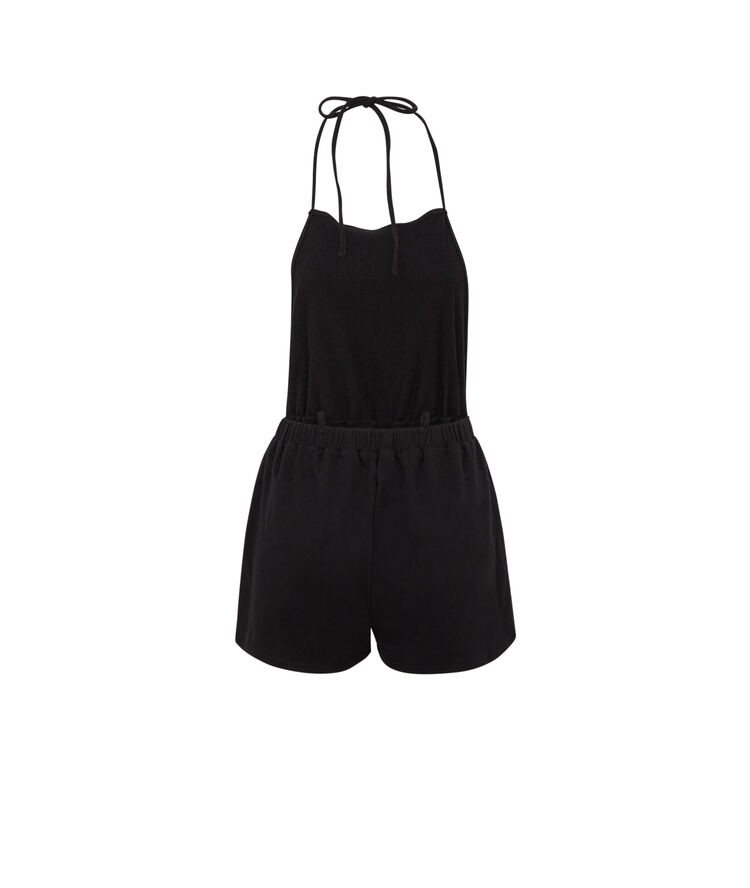Combishort dos nu - noir noir.
