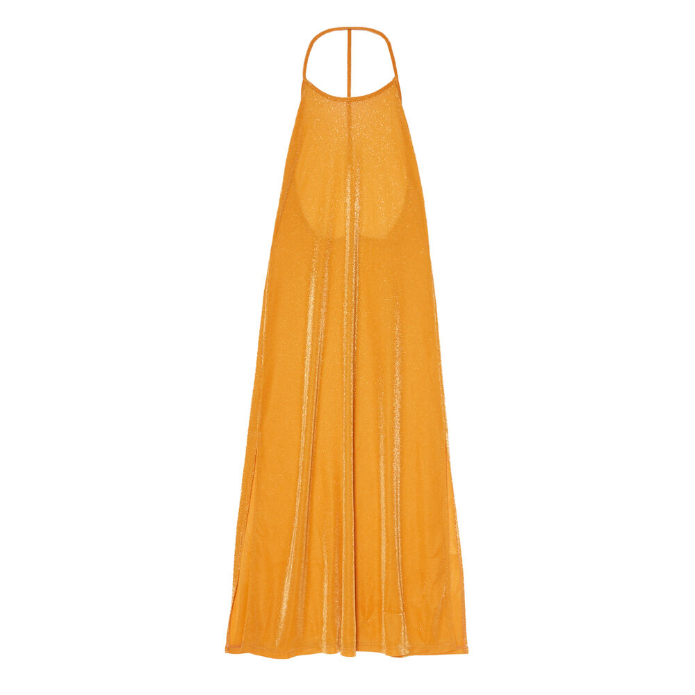 Robe de plage dos nu - orange orange.