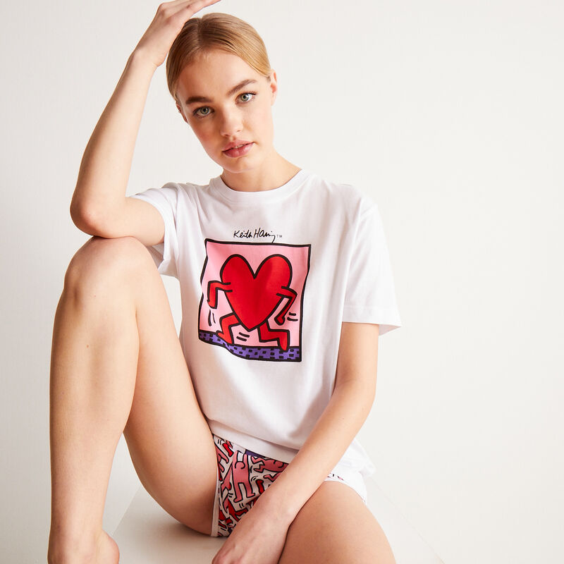 short à motifs - blanc short à motifs - blanc;