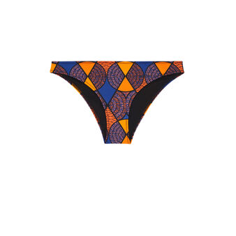 Bas de maillot de bain slip bleu afroiz blue.