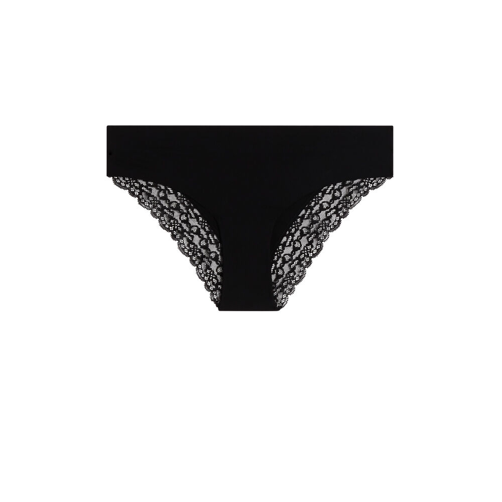 Culotte en micro - noir noir.