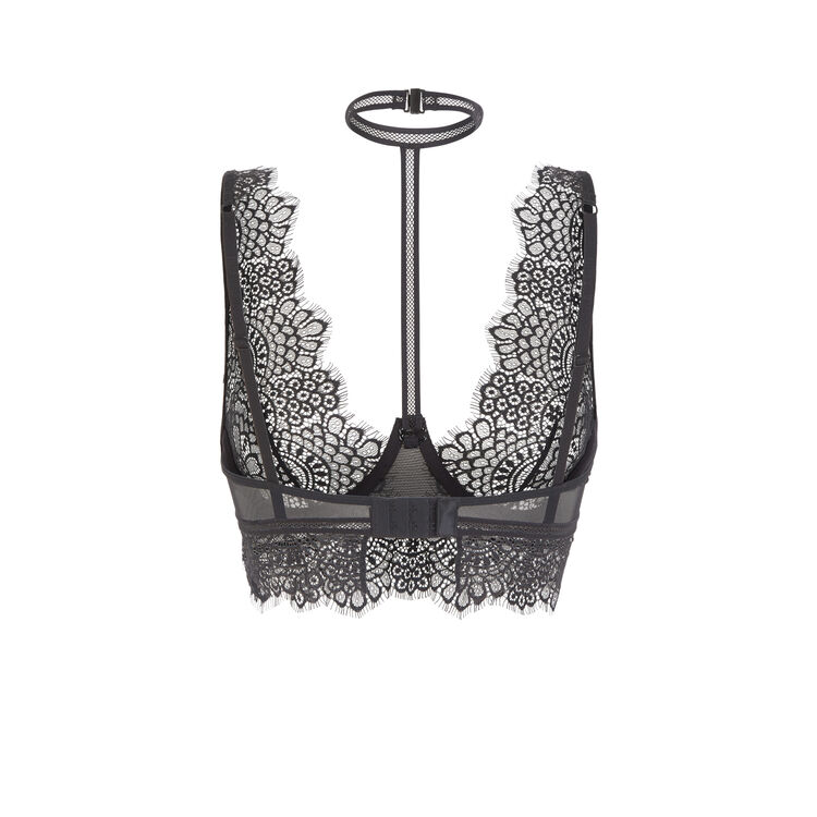 Soutien-gorge noir foulard corbeille meetiz Soutien-gorge noir foulard corbeille meetiz;