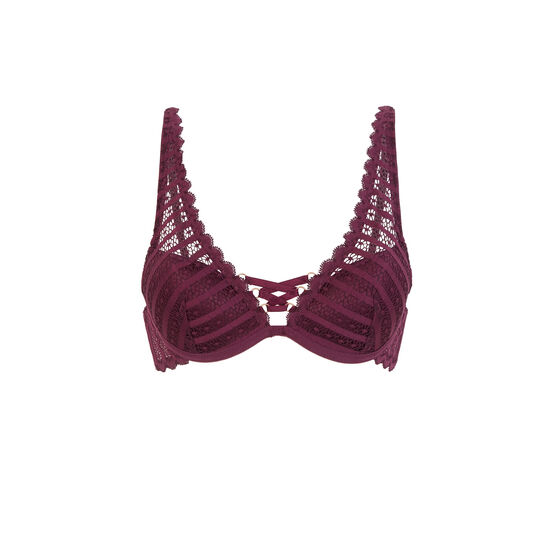 Soutien-gorge foulard push bordeaux modiz Soutien-gorge foulard push bordeaux modiz;