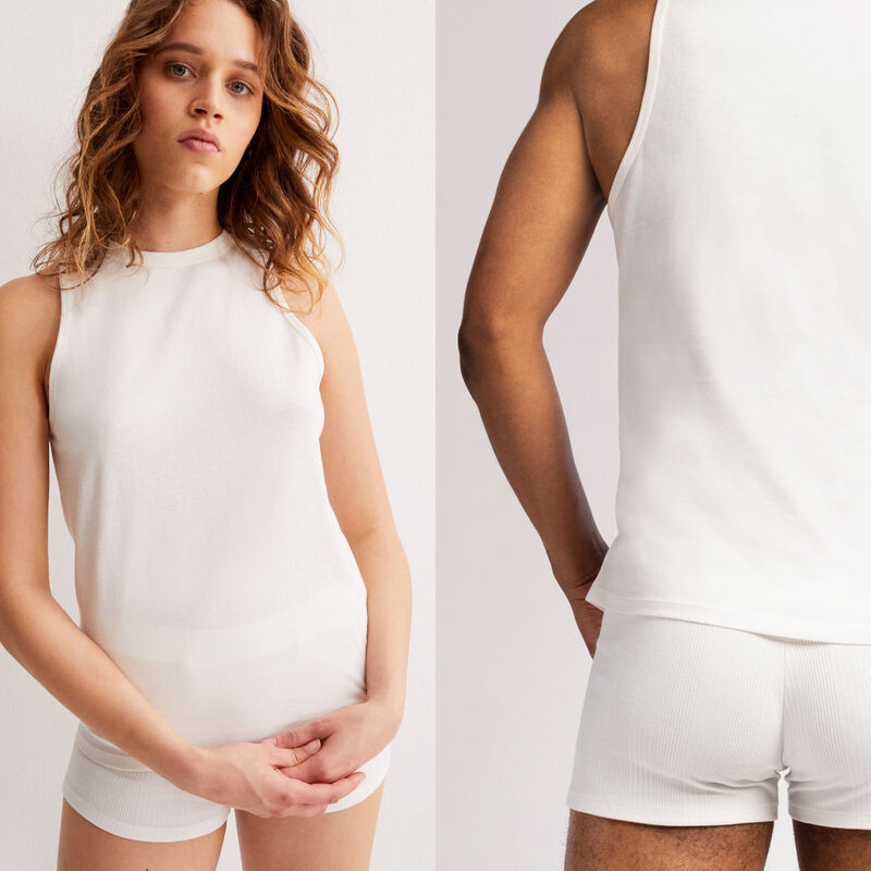 débardeur unisexe en jersey - ecru débardeur unisexe en jersey - ecru;