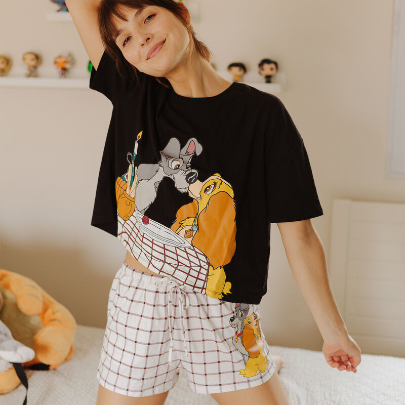 Short La Belle et le Clochard - blanc Short La Belle et le Clochard - blanc;