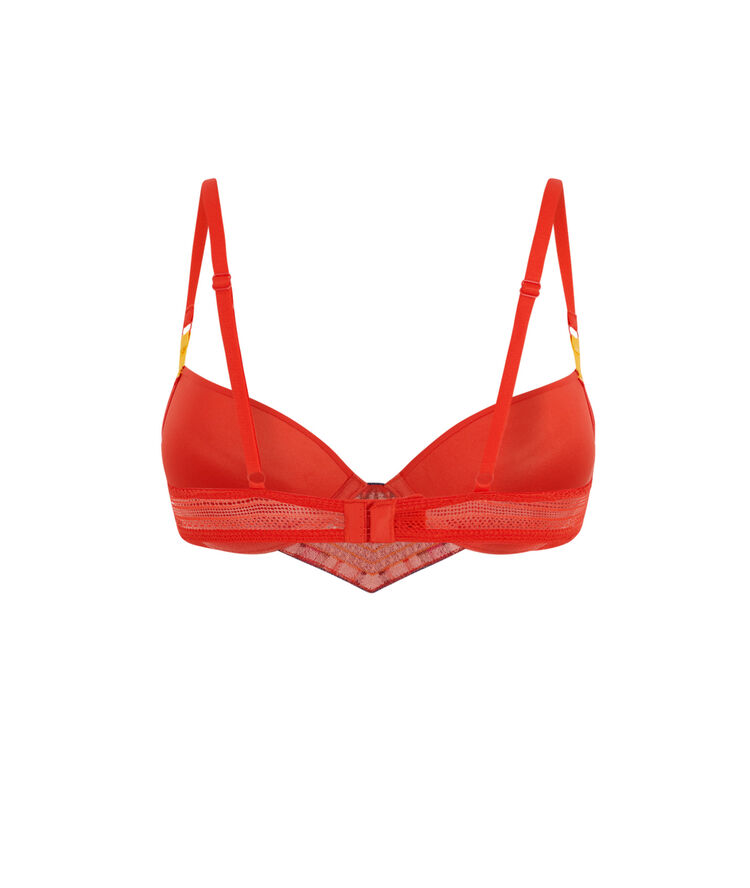 Soutien-gorge rouge push valliz rouge.