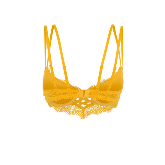 Soutien-gorge bustier push jaune totoiz Soutien-gorge bustier push jaune totoiz;