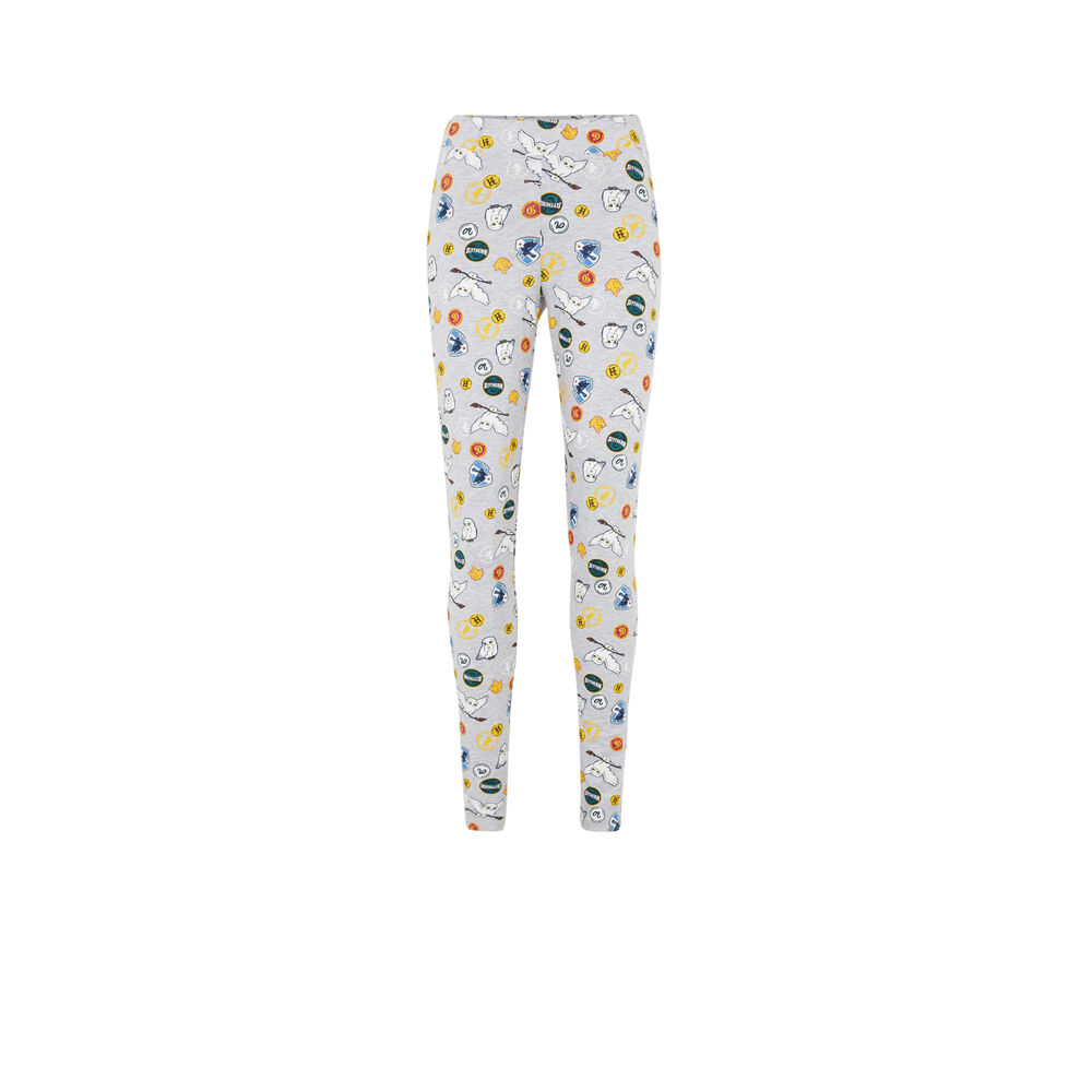 Legging à motif harry potter - gris gris.