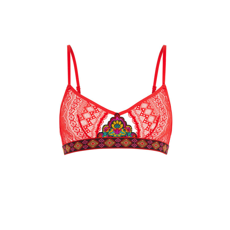 Soutien-gorge brassière rouge vivalavidiz rouge.