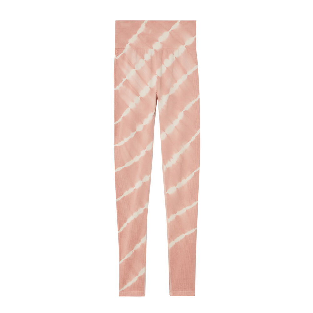 Legging sport effet tie and dye - rose rose.