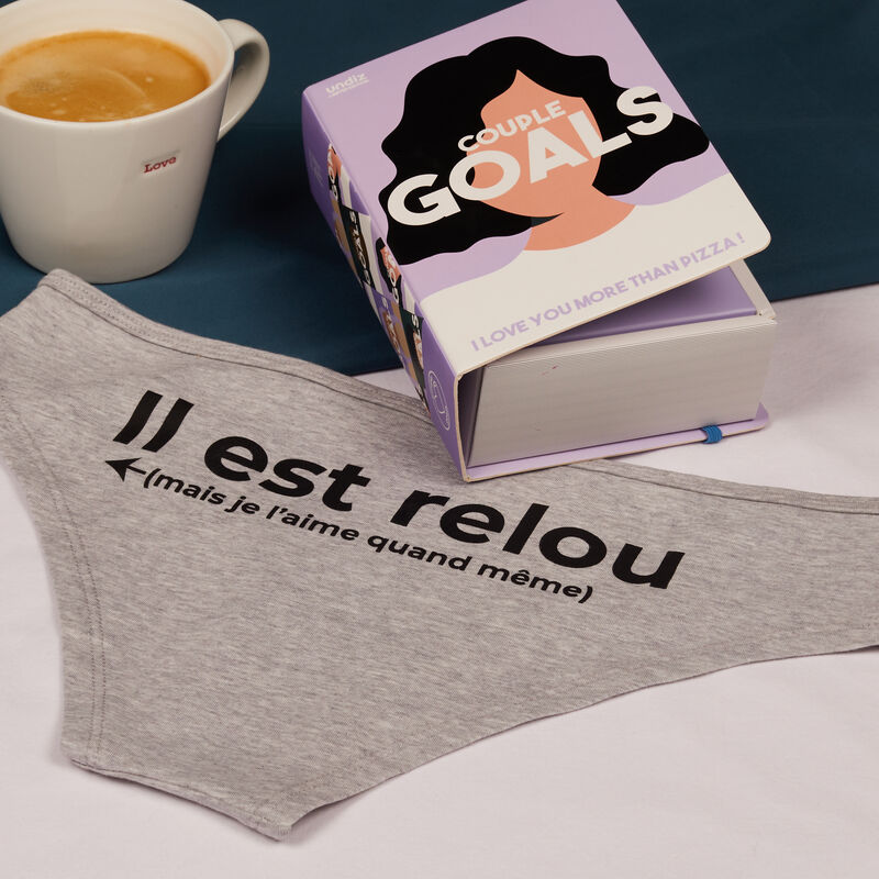 shorty à message il est relou - gris shorty à message il est relou - gris;