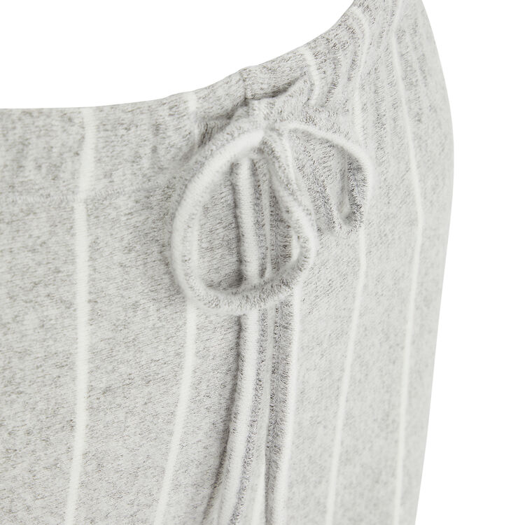Pantalon à rayures quodistripiz gris.