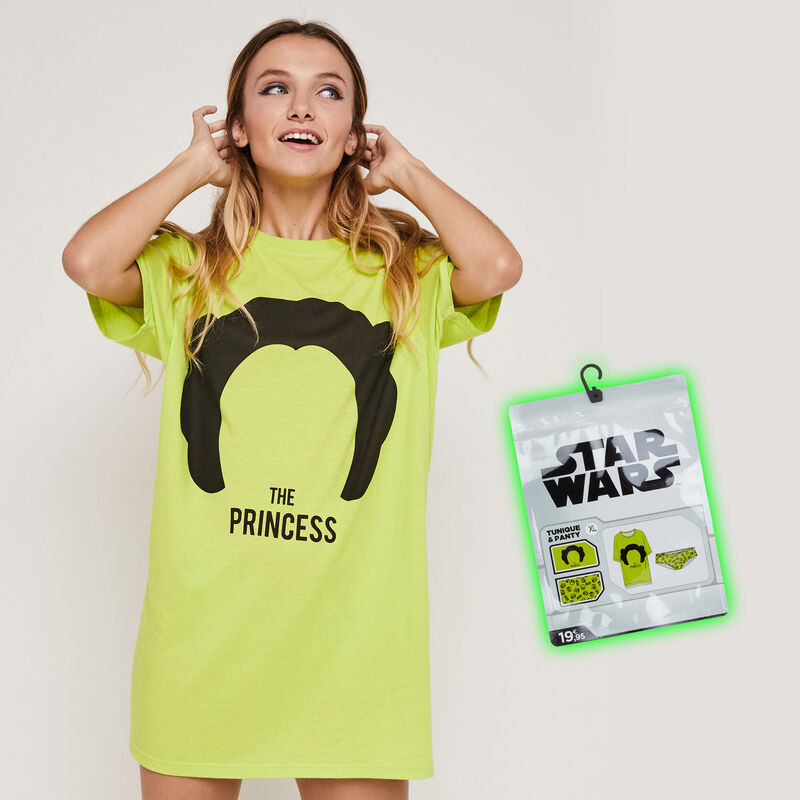 Set tunique + shorty print princess Leia leiz Set tunique + shorty print princess Leia leiz;
