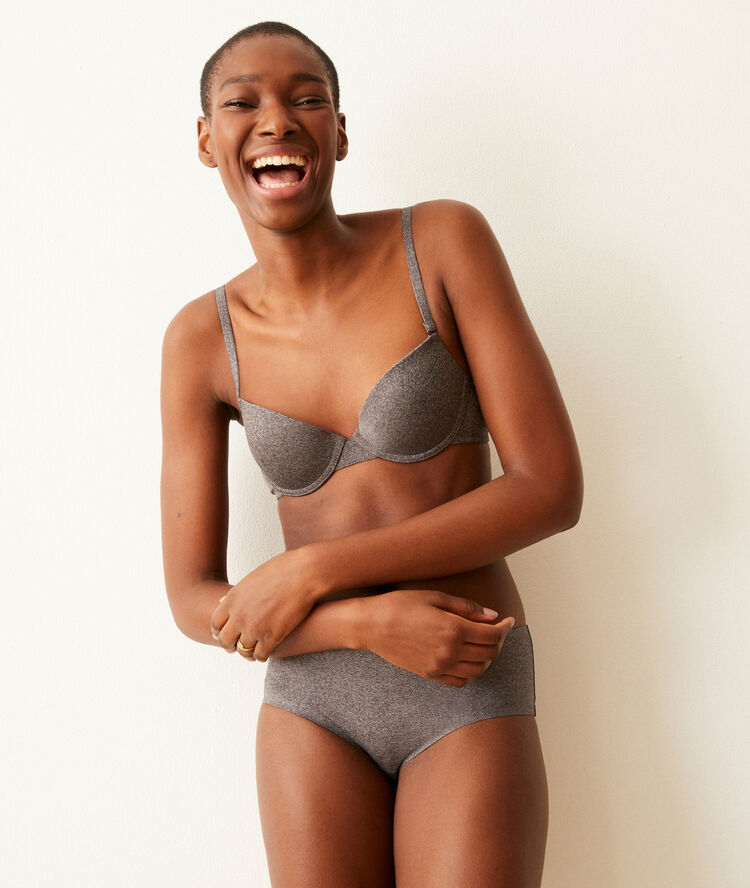 Shorty gris chine micro gris.