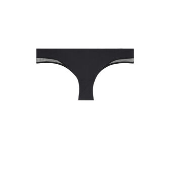 Shorty micro d&eacute;tail bijoux noir.