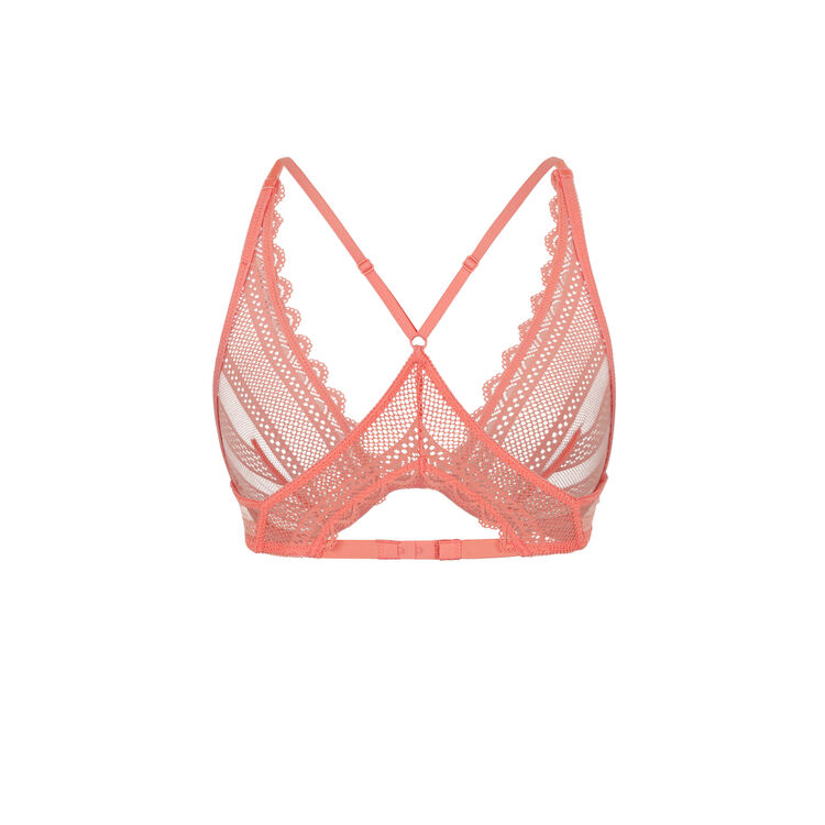 Brassière armaturée rose pêche leiliz Brassière armaturée rose pêche leiliz;