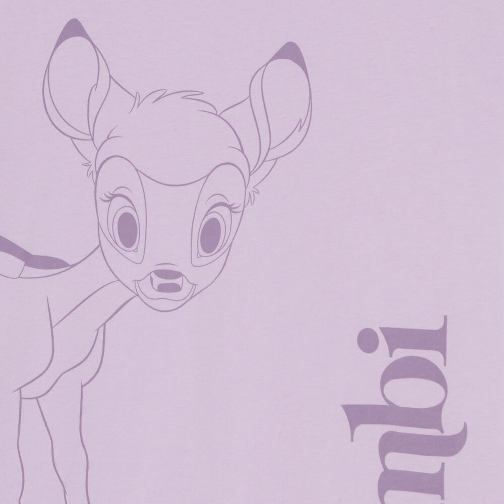 Tunique à imprimé bambi - lilas violet.