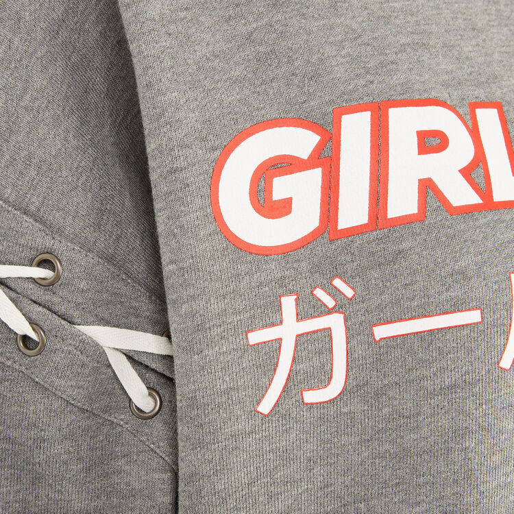 Sweat gris girlgiz Sweat gris girlgiz;