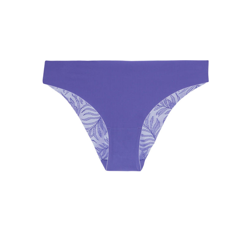 culotte en microfibre uni - bleu culotte en microfibre uni - bleu ;