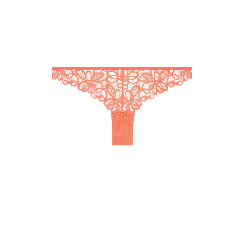 Tanga en dentelle - rose Tanga en dentelle - rose;