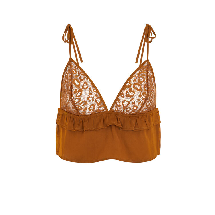 Top satin a nouer newjimacquiz camel.