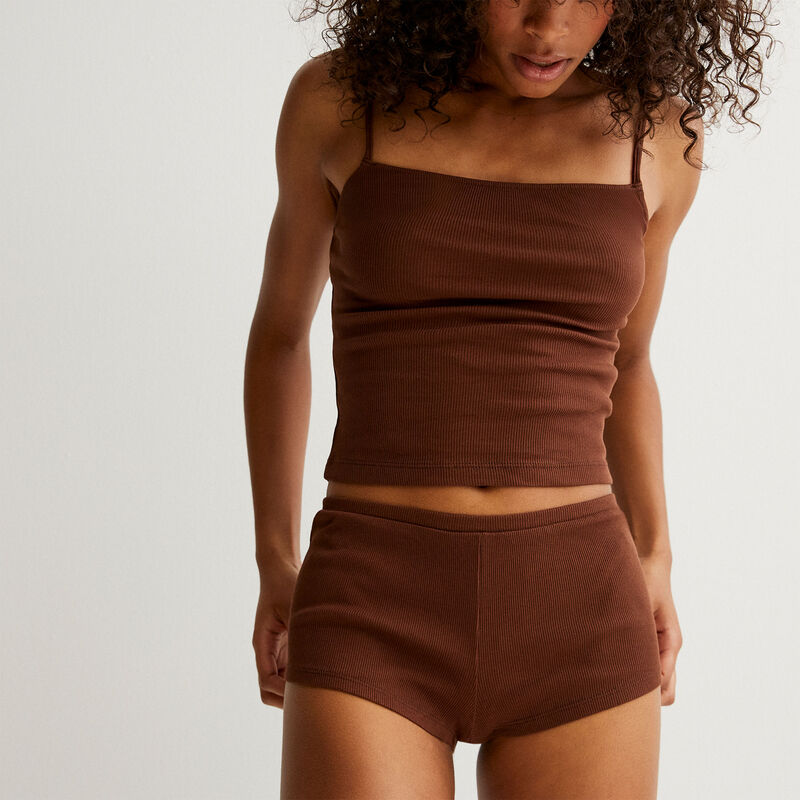 set de pyjama uni - marron set de pyjama uni - marron;