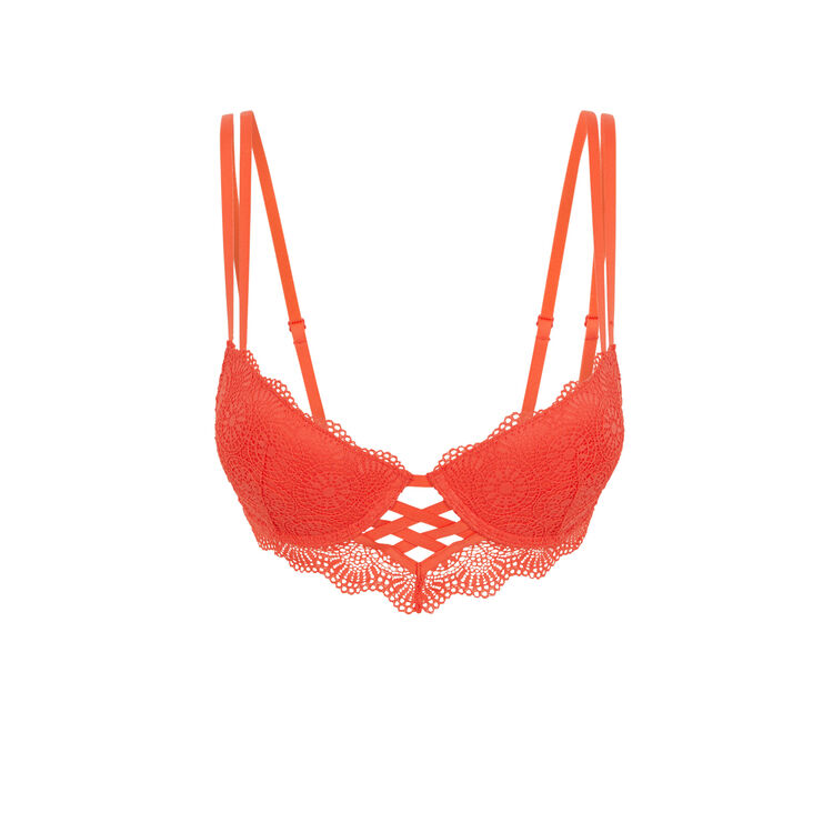 Soutien-gorge bustier push corail totoiz Soutien-gorge bustier push corail totoiz;