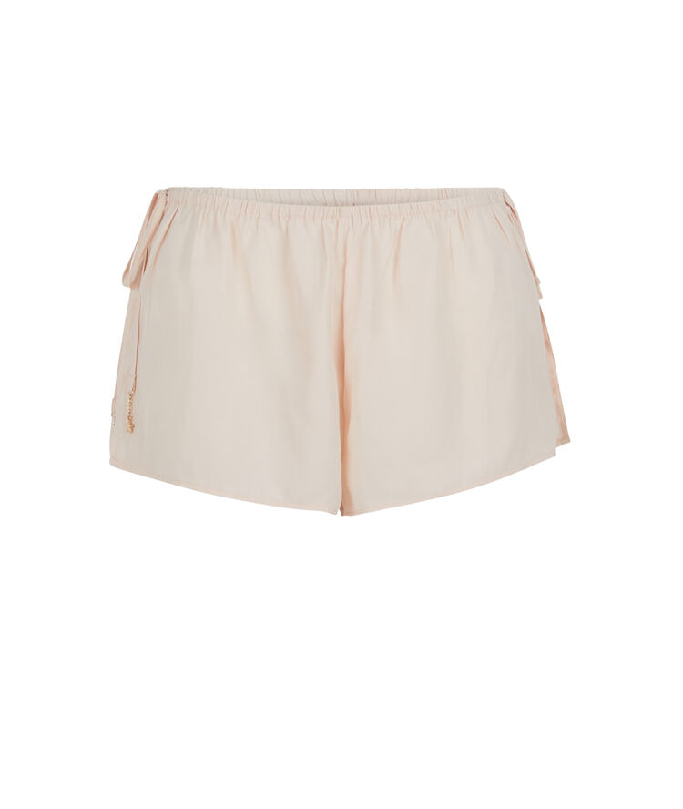 Short satiné print étoiles satistarsiz vanille.