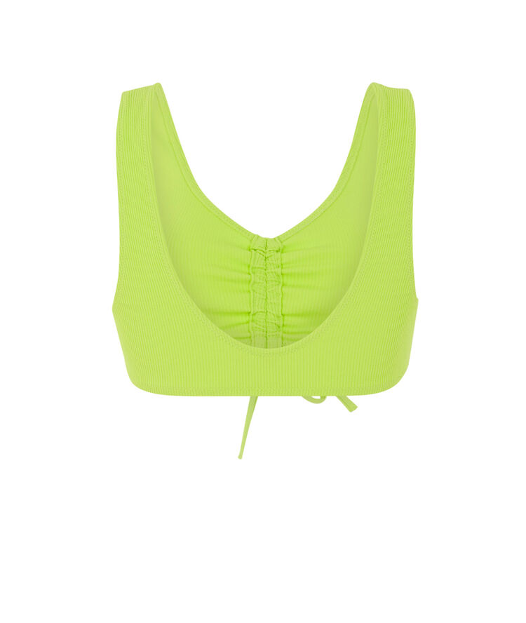 Haut de maillot de bain brassière - vert vert.