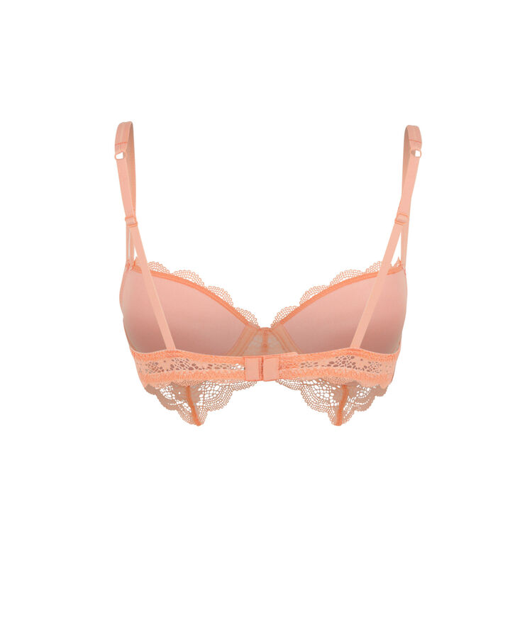 Soutien-gorge push-up dentelle - rose poudré rose poudré.