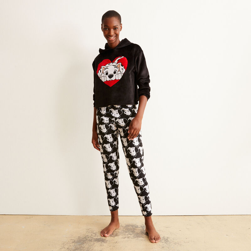 sweat polaire les 101 Dalmatiens - noir sweat polaire les 101 Dalmatiens - noir;