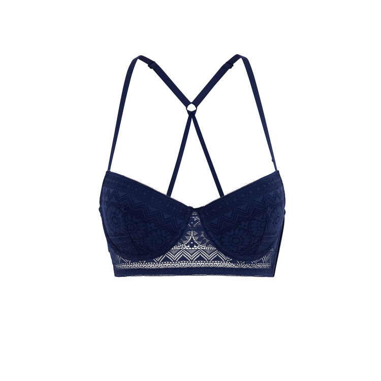 Soutien-gorge bustier ampli couleur encre souliz Soutien-gorge bustier ampli couleur encre souliz;