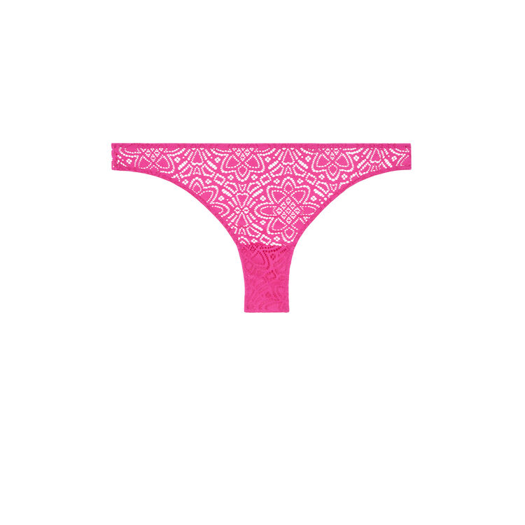 Tanga dentelle marceliz fushia.