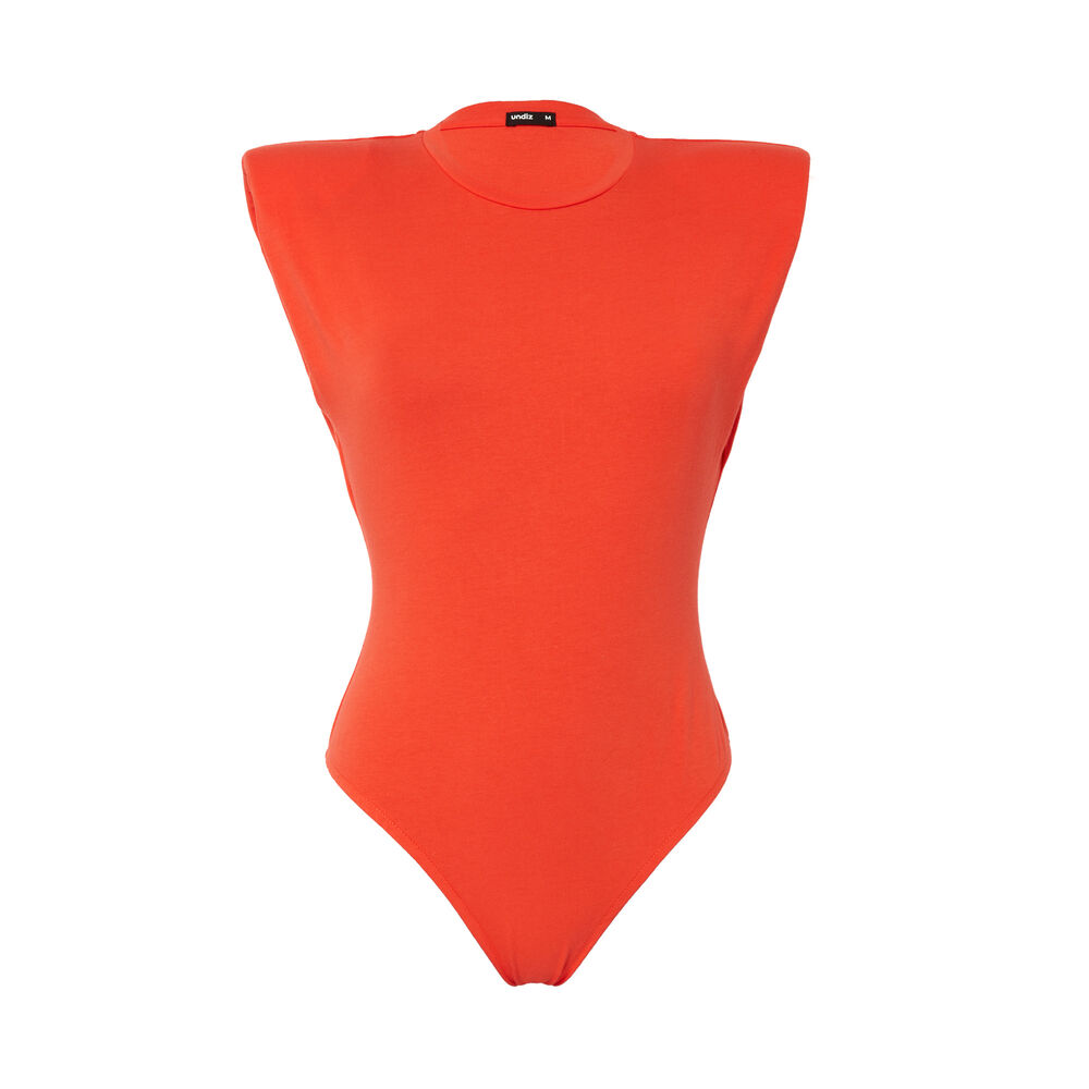 Body effet top - corail rouge.