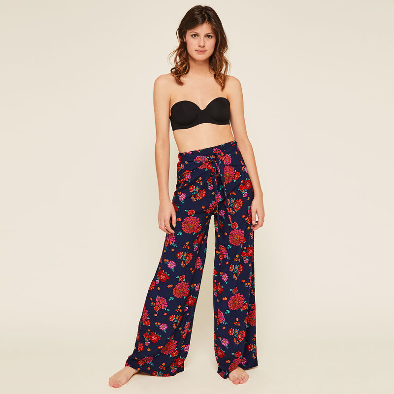 Pantalon bleu marine fleurpantiz Pantalon bleu marine fleurpantiz;