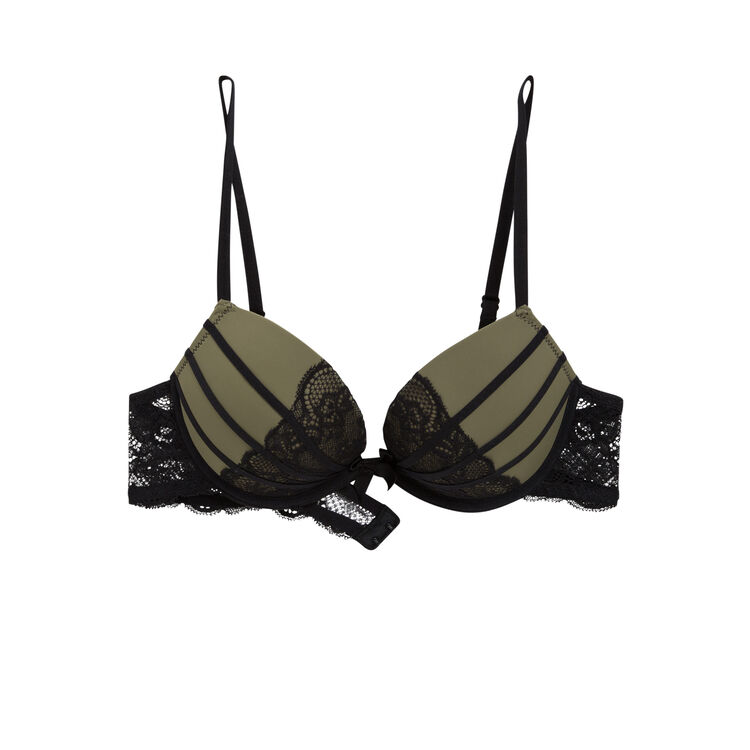 Soutien gorge push vert kaki princiz Soutien gorge push vert kaki princiz;