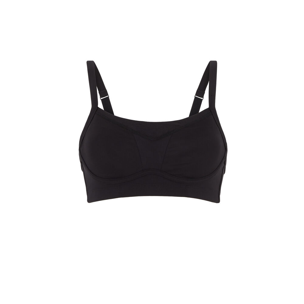 Soutien-gorge brassière de sport - noir noir.