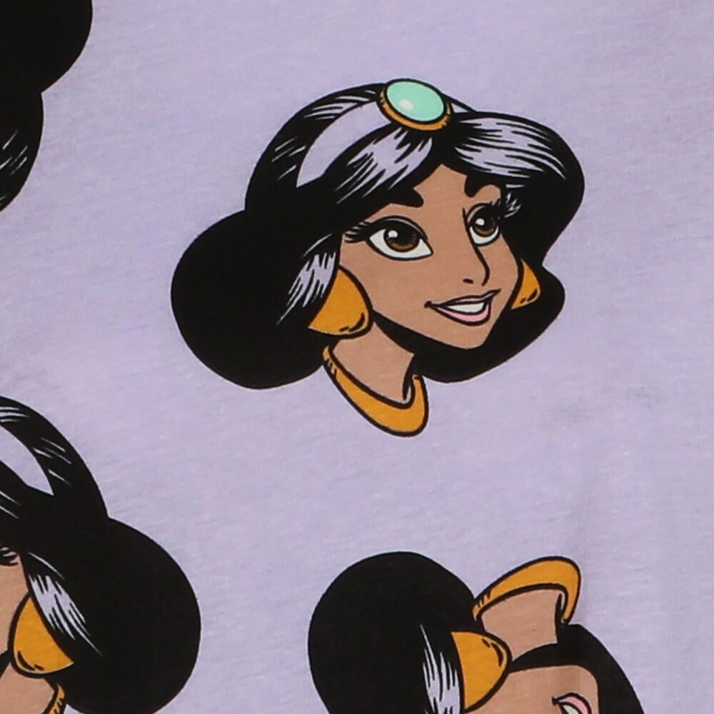 Top à motifs jasmine - violet violet.
