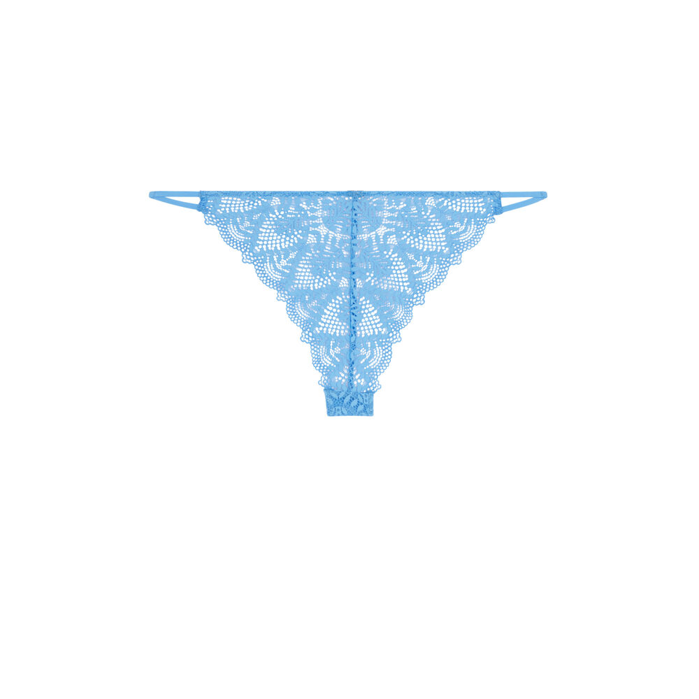 Tanga en dentelle - bleu ciel bleu ciel.
