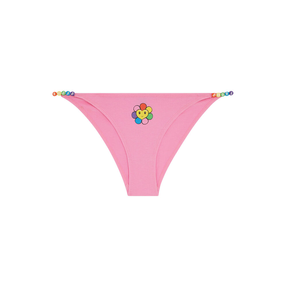 Culotte en coton à imprimé - rose rose.